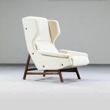 Wingback Chair attributed to Gianfranco Frattini for Cassina, 1959