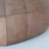 De Sede patchwork Bean Bag pouf in leather Switzerland 1970