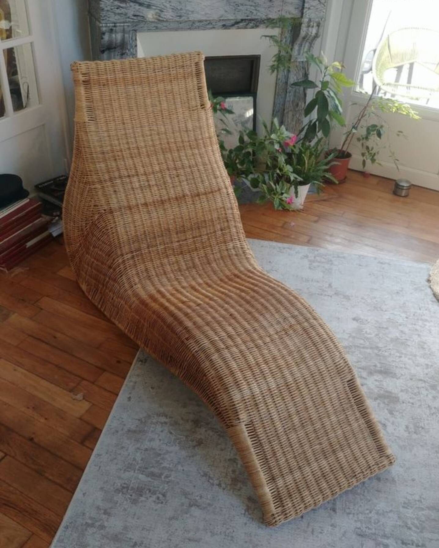 Karlskrona rattan daybed by Carl Öjerstam