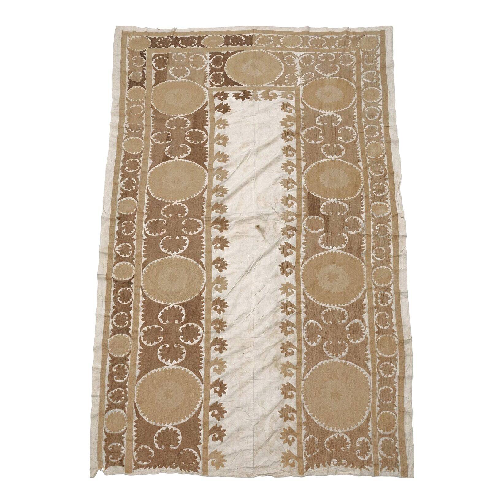 Vintage hand-embroidered tablecloth 154x269 cm