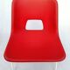 Danish plastic red chairs by Niels Gammelgaard for Ikea, 1984, set of 4