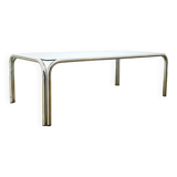 Coffee table 70 in smoked glass