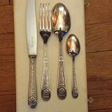 Christofle Villeroy pattern 4-piece cutlery set
