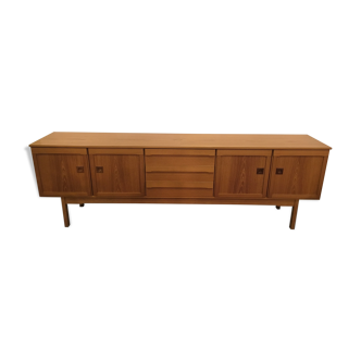 Scandinavian sideboard in solid teak, 70s