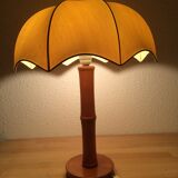 Bamboo effect wood lamp Jungle Chic style
