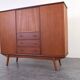 Mid-Century Danish Teak Highboard, 1960s.