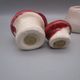 Vintage ceramic condiment service - mushrooms