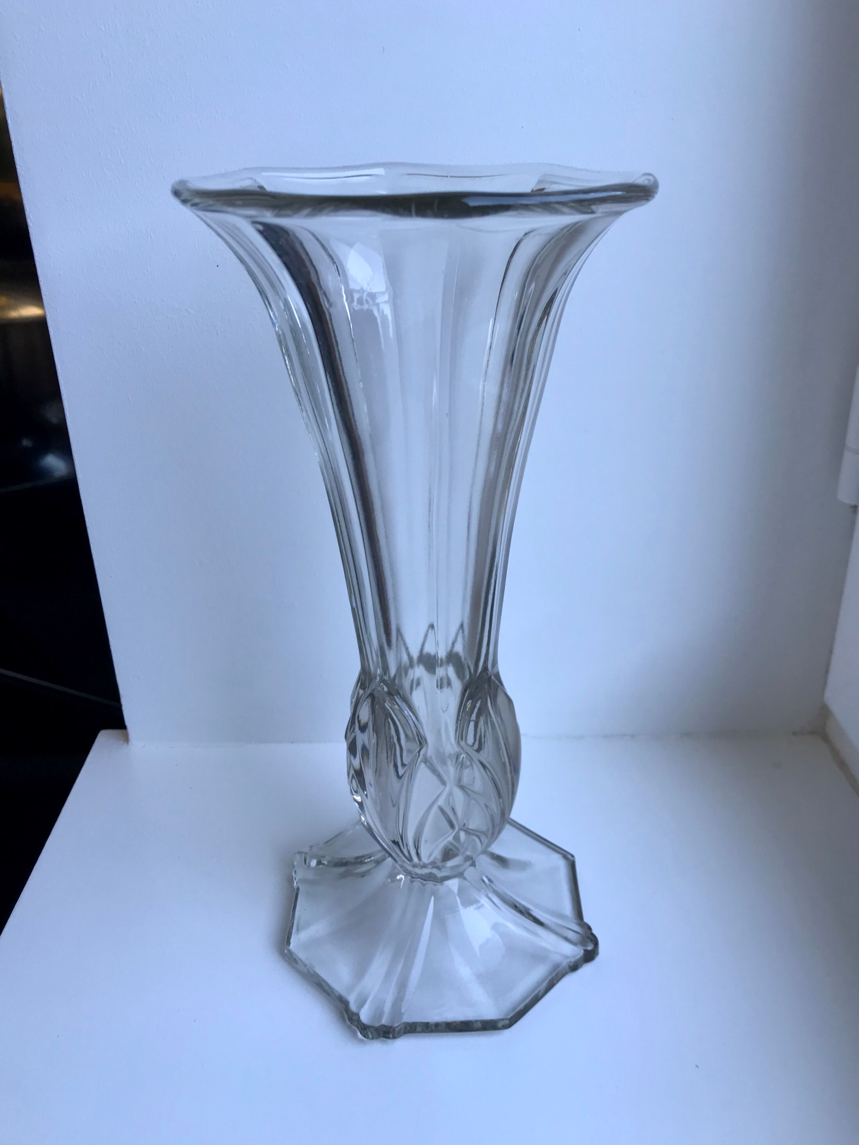 Crystal vase 50s