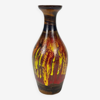 Flamed Saint-Clément vase with fine neckline