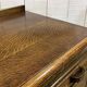 1950s English Art Deco oak chest of drawers