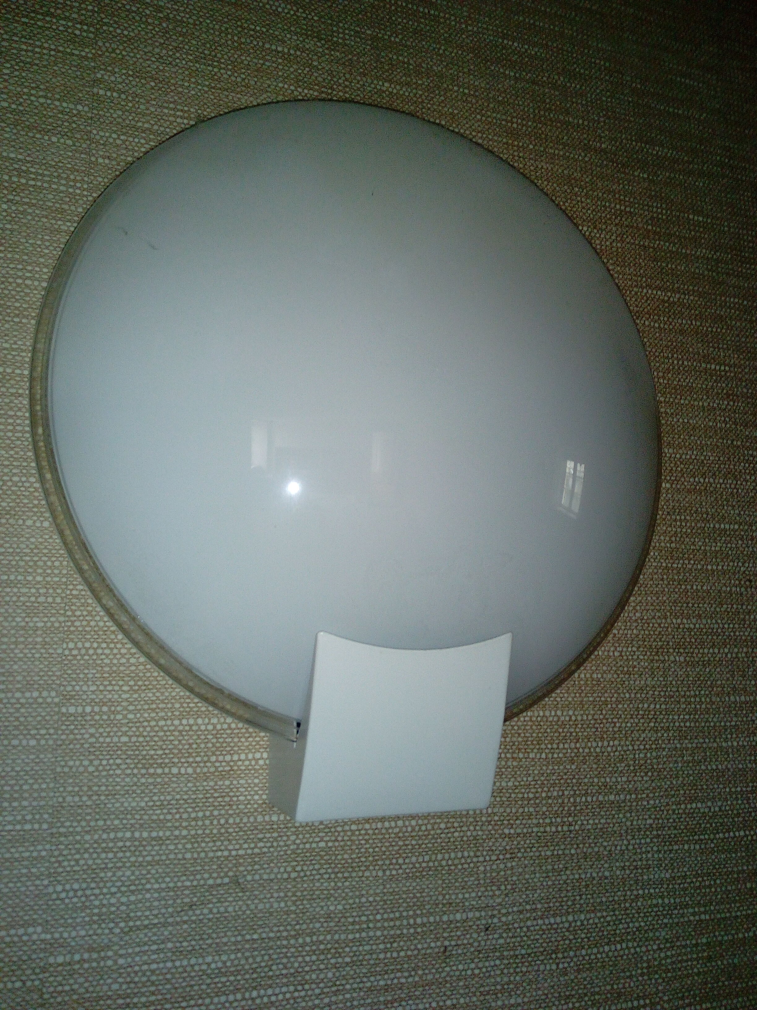 Vintage opaline round wall lamps - 40s/50s