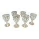 6 verres à vin cristal Rambouillet