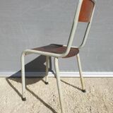 Chaise métal Mullca dossier arrondi