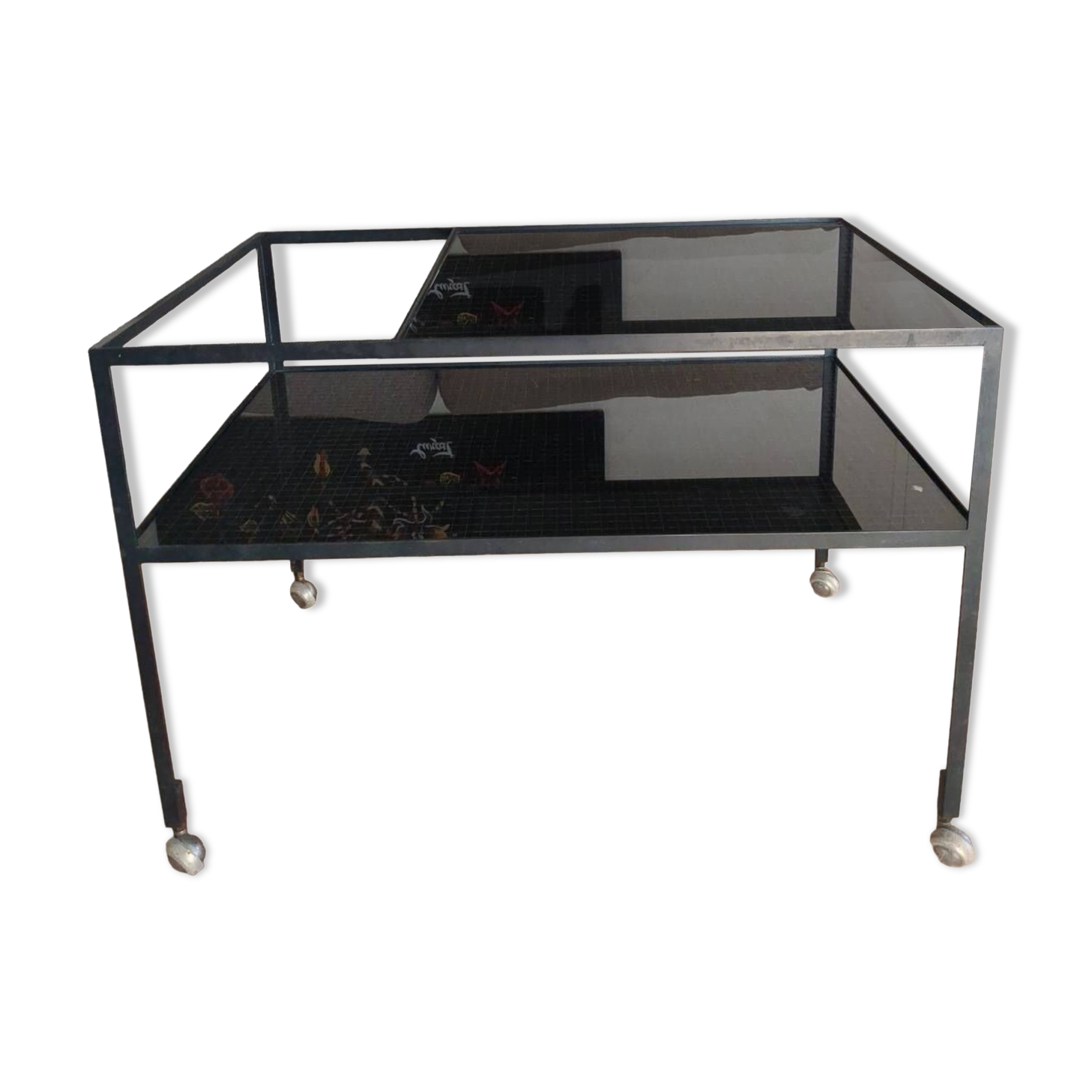 Vintage trolley trolley Herbert Hirche 60s