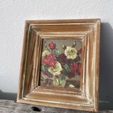 Small bouquet painted in oil