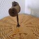 Ceramic cheese board with bamboo handle