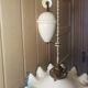 Suspension Up and down Opaline and porcelain