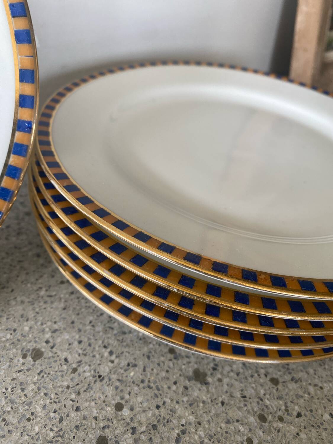 6 dessert plates Limoges France