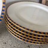 6 dessert plates Limoges France