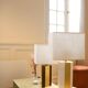 The luco white & yellow gold lacquered finish