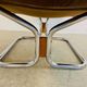 Vintage mid-century Scandinavian cognac leather lounge chair by Harald Relling