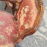 Paire de fauteuils cabriolets de style louis xv
