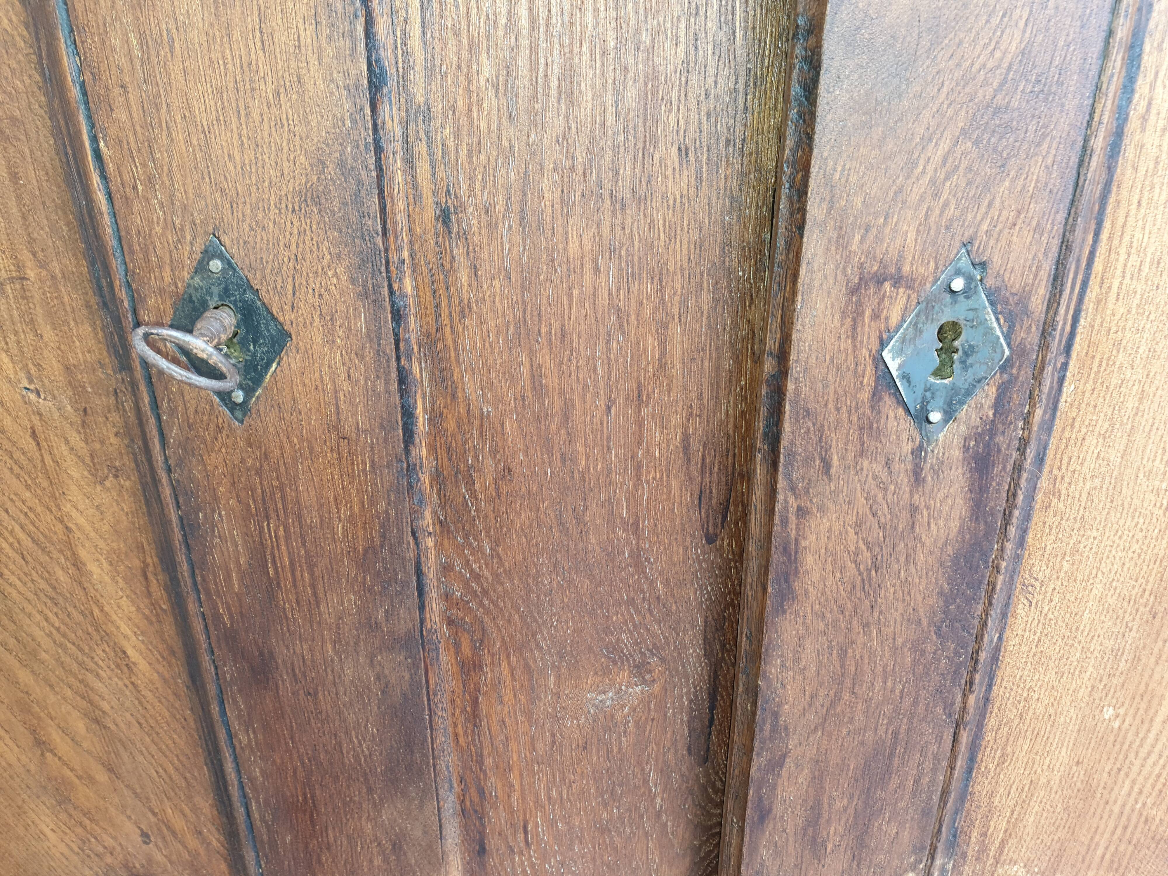19th century farm sideboard in solid wood
