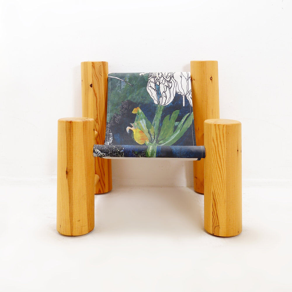 "Chilean Rocca-Log" armchair lounge by KRJST Studio – 21st