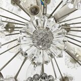 Design Space age Dandelion / Sputnik Chandelier by Preciosa, 1970s