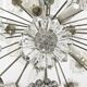 Design Space age Dandelion / Sputnik Chandelier by Preciosa, 1970s