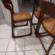 Suite of 4 chairs Baumann model sleigh vintage canning 1970