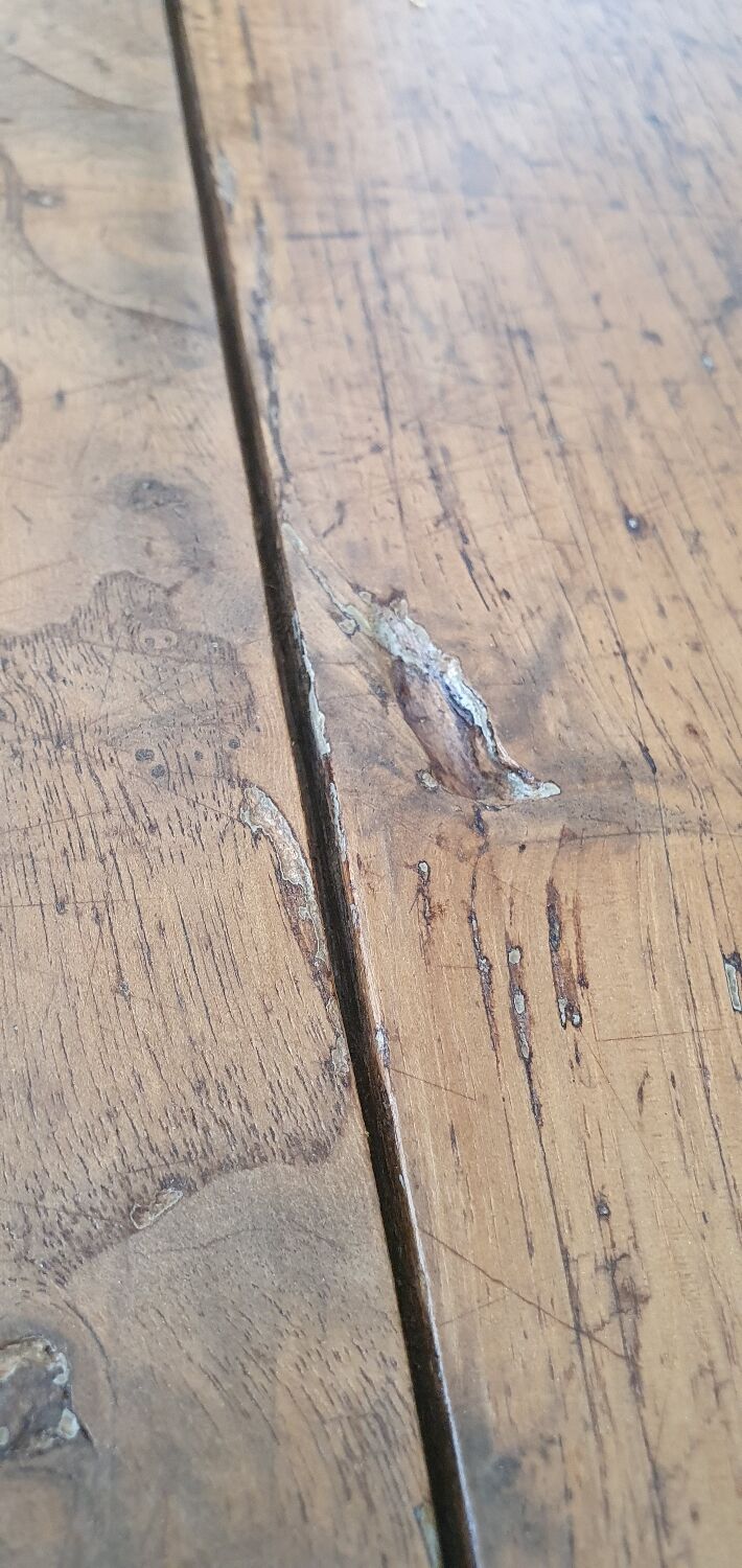 Grande table basse de ferme ancienne 220cm