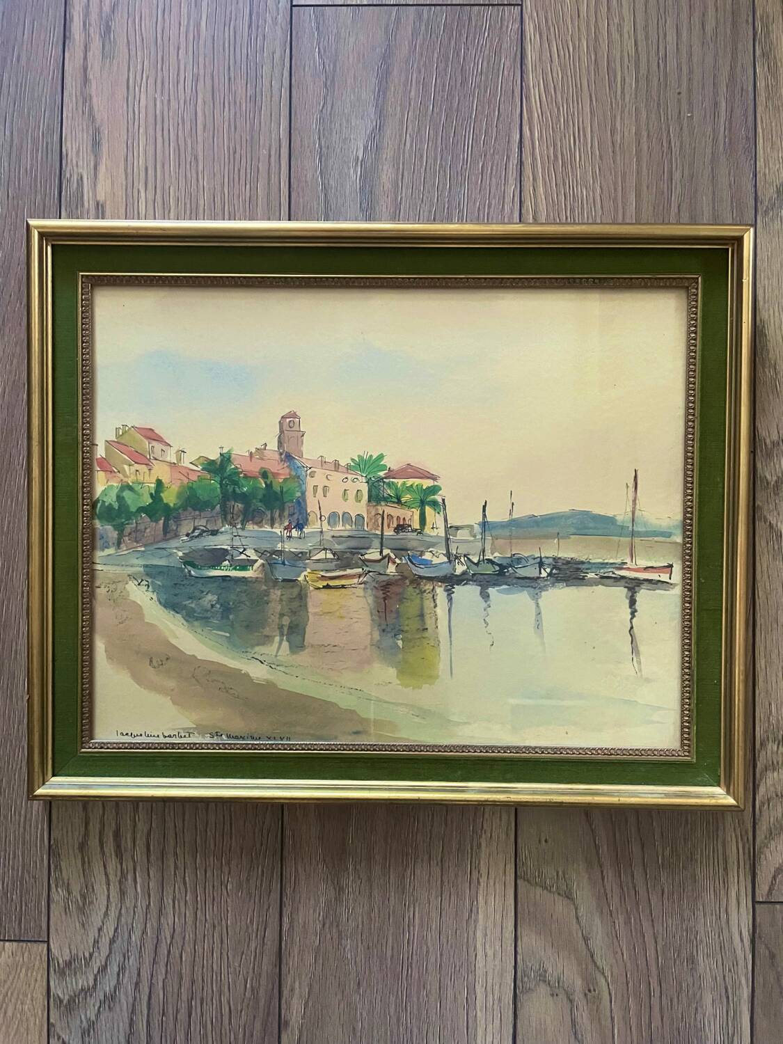 watercolour from the 1930s by Jacqueline Barbet