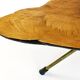 Original coffee table by Carl Aubock, large tree trunk in walnut from the mid-century, 1950s.