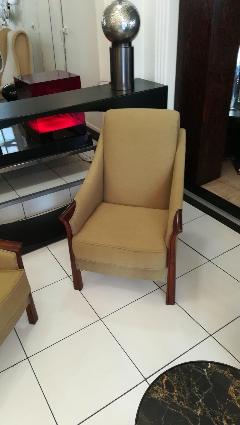 Pair of Art Deco armchairs, circa 1930