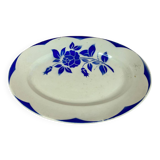 Digoin Sarreguemines dish Corsica model blue