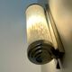 Vintage tubular glass wall light Clichy