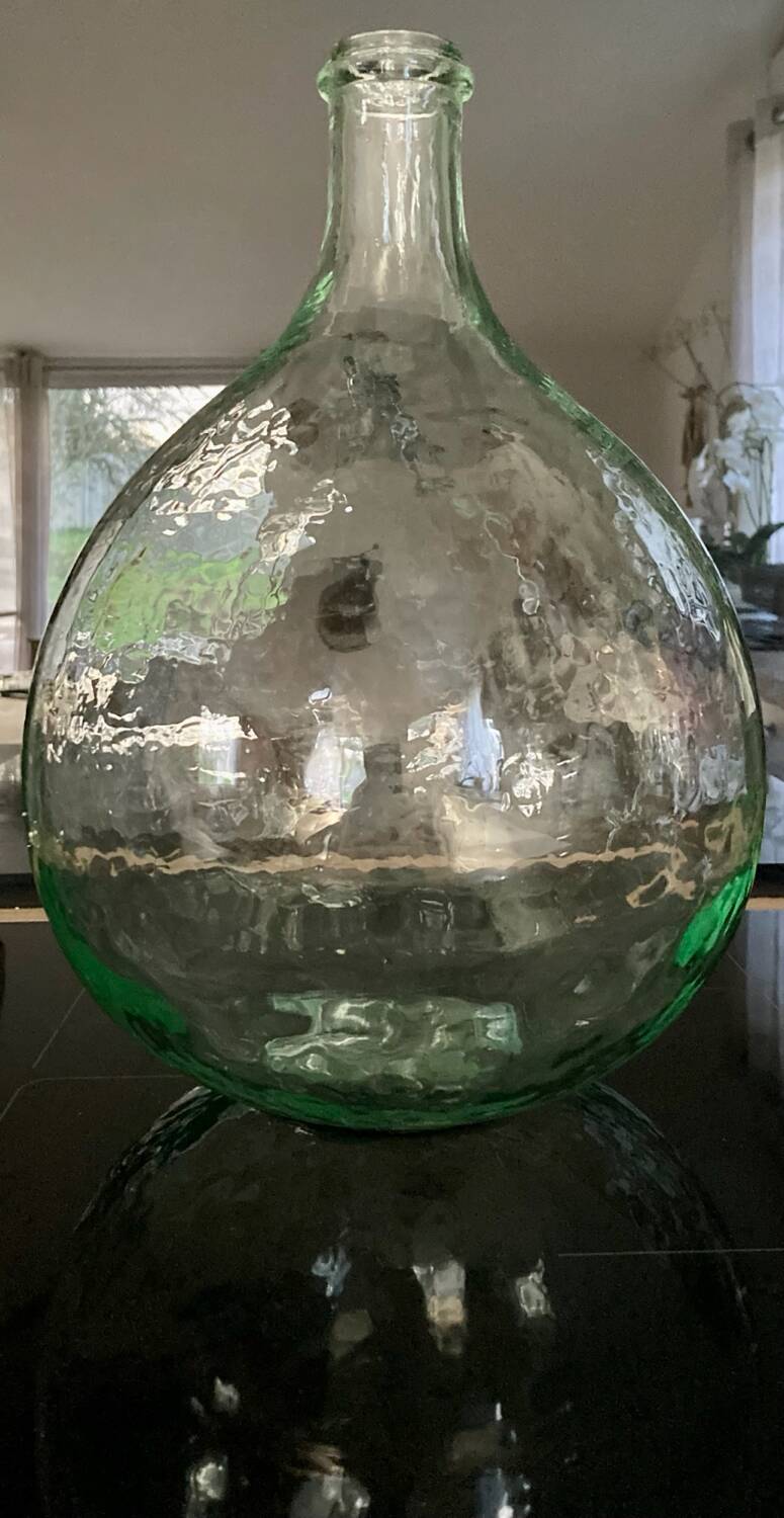 Transparent 5L demijohn