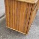 ENFILADE 3 DOORS VINTAGE 1960 IN RATTAN AND WROUGHT IRON
