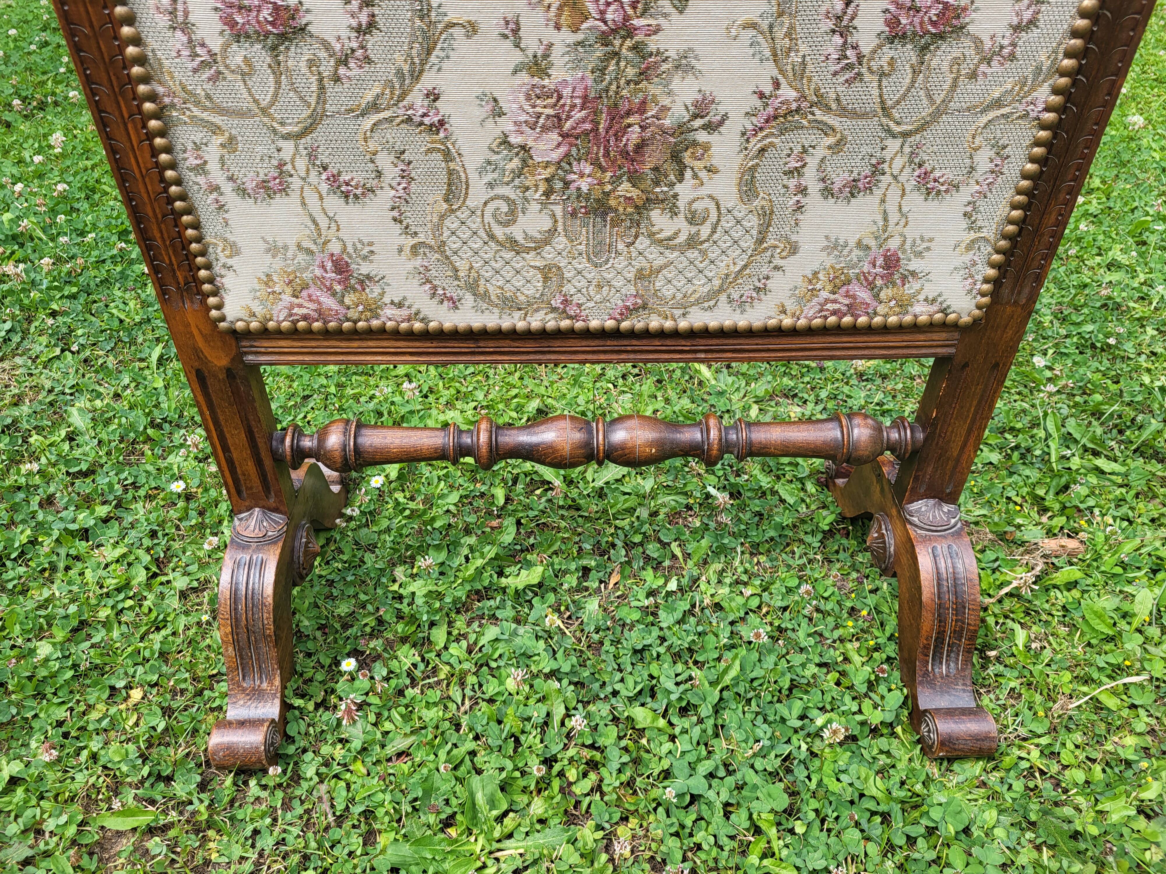 Old fireplace screen