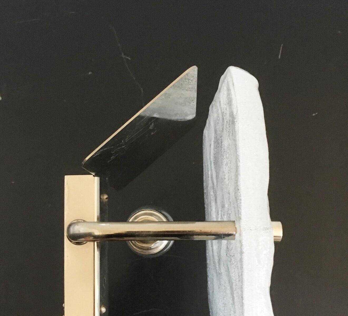 Frosted glass wall light by Kalmar Franken KG, 1960s