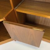 Danish Modular Teak Library Bookshelf Corner Unit Bookcase Mid 20th Century