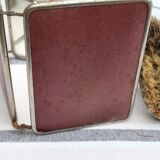 Old triptych barber mirror