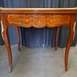 Louis XV style marquetry game table