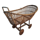 Vintage wicker pram