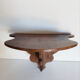 Wooden wall shelf, plant holder