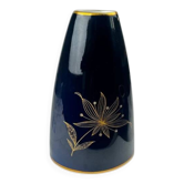 Weimar Porzellan Vase Echt Kobalt 15.5 cm | 24K Gold Vintage RDA