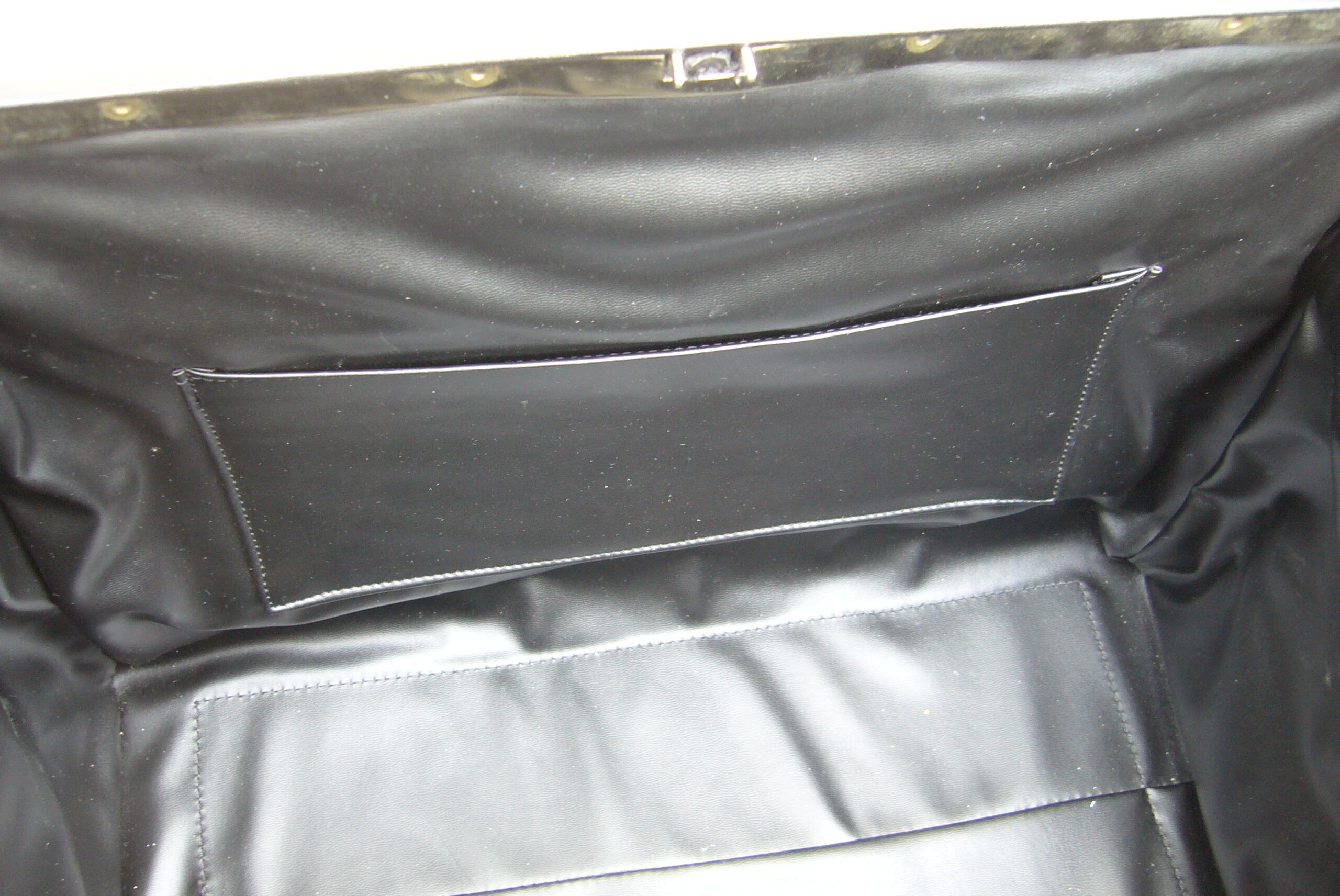Vintage leather suitcase