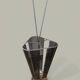 Brass and perforated metal umbrella stand from the 1950s - Wagner Keller