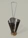 Brass and perforated metal umbrella stand from the 1950s - Wagner Keller